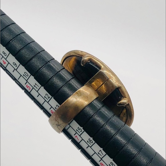 Vintage Retro Statement Cocktail Tigers Ring - Picture 7 of 9